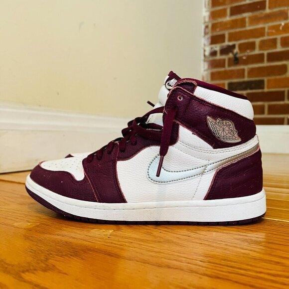 Size 8.5 - Jordan 1 Retro High OG Bordeaux Clean (555088-611) - Picture 3 of 16